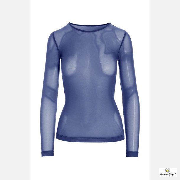 Fukashi mesh t-shirt - TWILIGHT BLUE