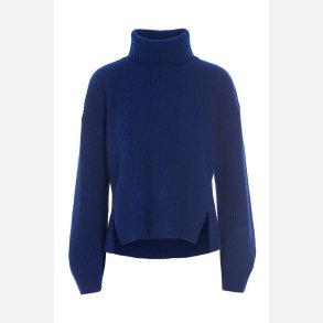 Kebukai rullekrave sweater - Twillight blue