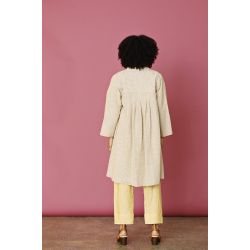 Kort kjole med striber 