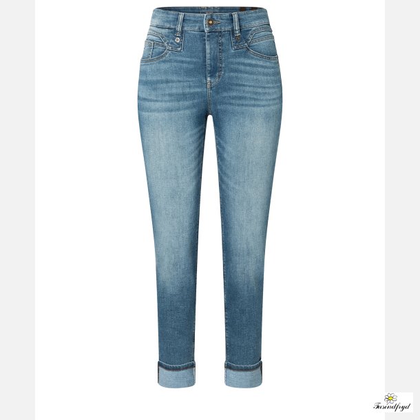 Rich slim - mellem bl - jeans m guld tag