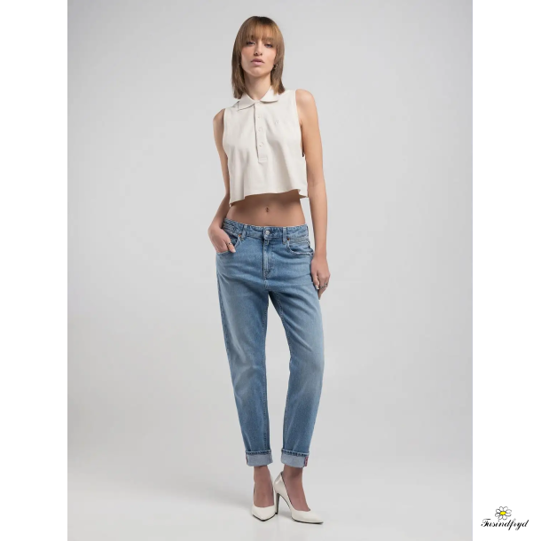 MARTY slim boyfit - lys bl