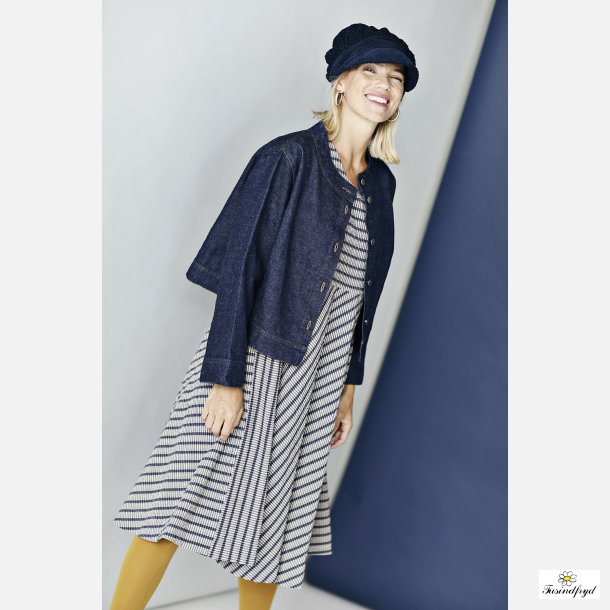 Kort denim jakke 