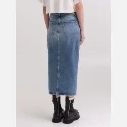 ATELIER MIDI SKIRT IN DENIM